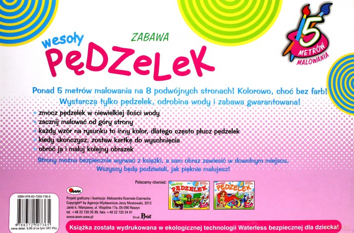 Wesoły Pędzelek Zabawa [KSIĄŻKA]