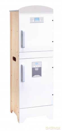 Small Wood - Play Fridge - Grey (SKC5215)