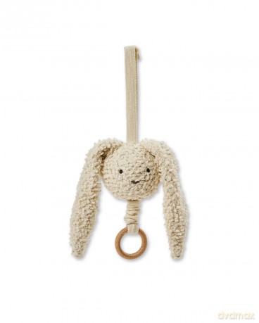 Smallstuff - Music Mobile Rabbit, Off. White Boucle