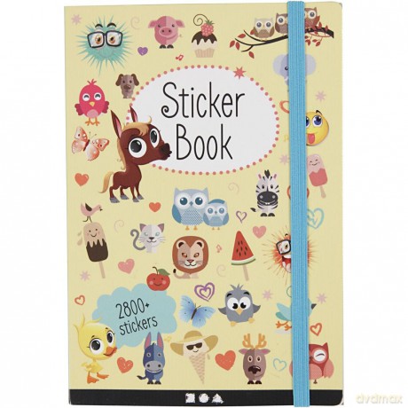 Księga naklejek Sticker Book 2800 szt