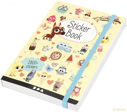 Księga naklejek Sticker Book 2800 szt