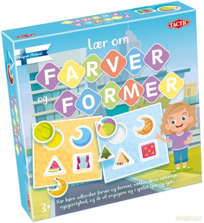 Tactic - LŚr om - Farver og former (58316)