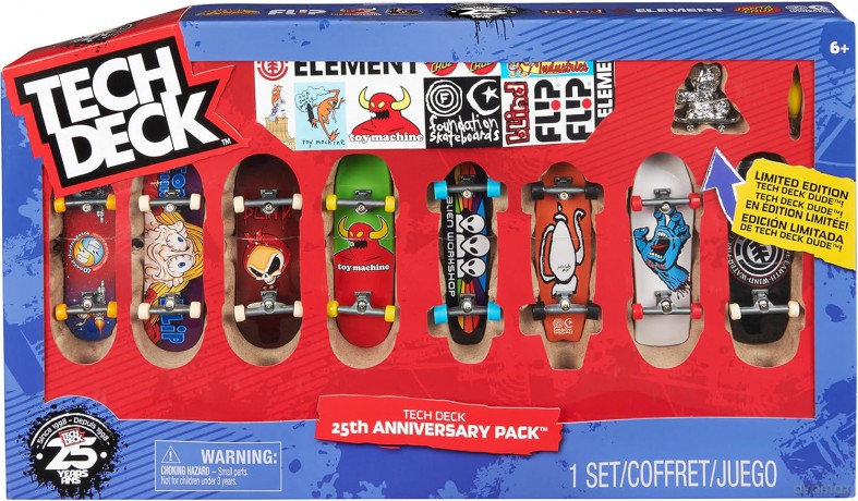 Tech Deck - 25th Anniversary 8 Pack (6067138)