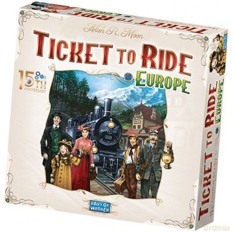 Ticket To Ride - Europe - 15th Anniversary Edition (Nordic) (DOW720933)