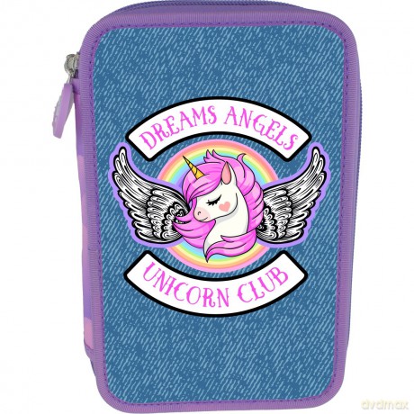 Tinka - Double Pencil Case - Unicorn (8-803741)