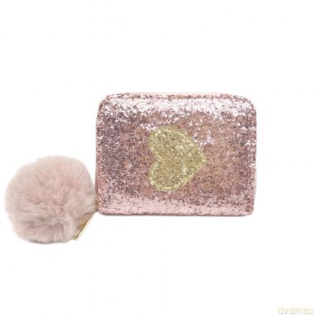 Tinka - Wallet - Rosa w. Heart (8-801729)