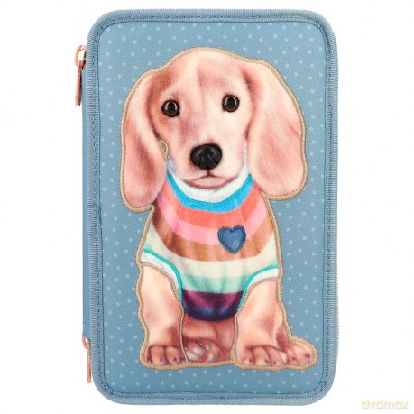 TOPModel Triple Pencil Case with Application CITY GIRLS (0412561)