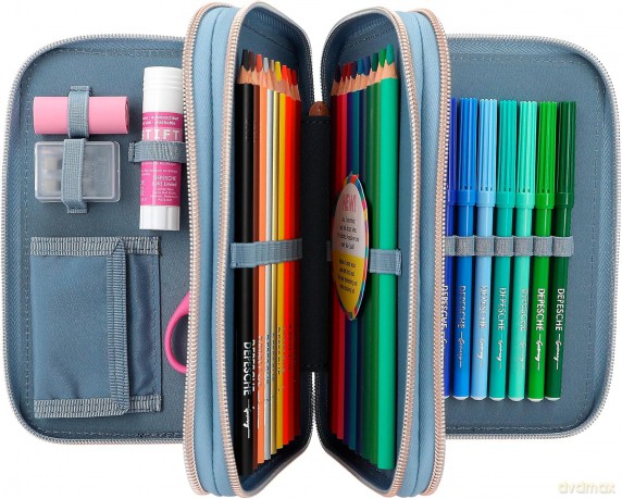 TOPModel Triple Pencil Case with Application CITY GIRLS (0412561)