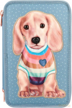 TOPModel Triple Pencil Case with Application CITY GIRLS (0412561)