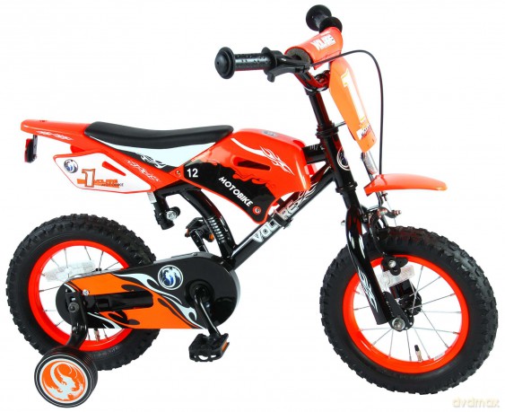 Volare - Bicycle 12" Motorbike - Orange (91214)