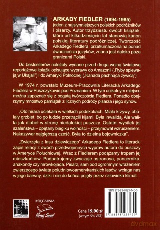 Zwierzęta Z Lasu Dziewiczego - Arkady Fiedler [KSIĄŻKA]