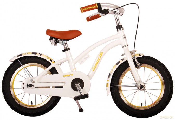 Volare - Children's Bicycle 14 - Miracle Cruiser Girls White (21488)