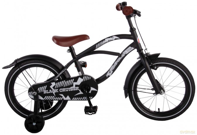 Volare - Childrens Bicycle 16 - Black Cruiser (21602-CH)