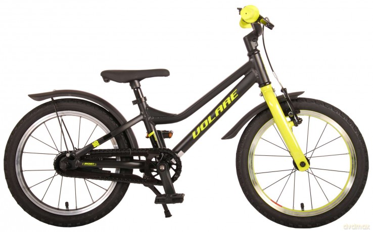 Volare - Children's Bicycle 16 - Black/Lime Green CB Alloy Ultra Light (21674)