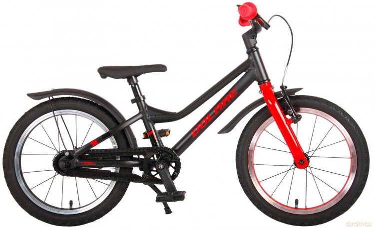 Volare - Children's Bicycle 16 - Black/Red CB Alloy Ultra Light (21670)