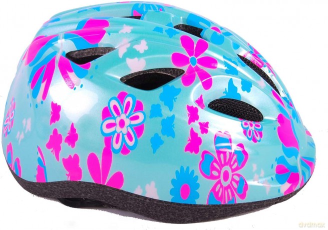 Volare - Kids bike helmet XS small 47-51cm - Green/Pink (825)