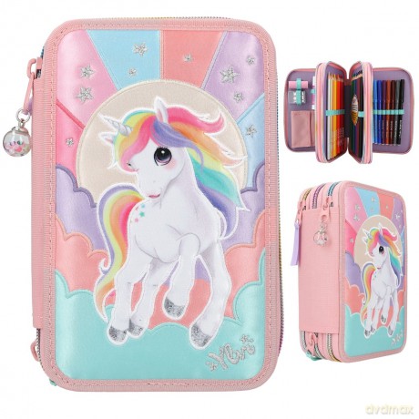 Ylvi - Triple Pencil Case RAINBOW (0412616)