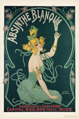 Absinthe Blanqui [PLAKAT]