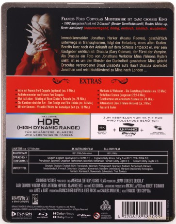 Dracula (steelbook) [Blu-Ray 4K]+[Blu-Ray]