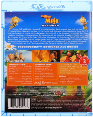 Maya the Bee Movie (Pszczółka Maja: Film) [Blu-Ray 3D]