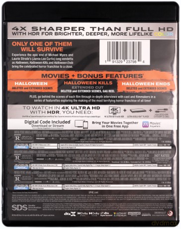 Halloween / Halloween Kills / Halloween Ends [2xBlu-Ray 4K]+[Blu-Ray]