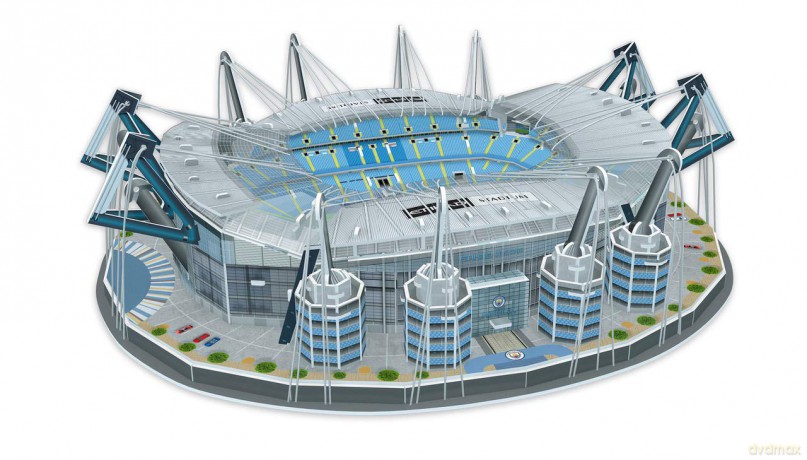 Manchester City Etihad 3D Stadium [PUZZLE]