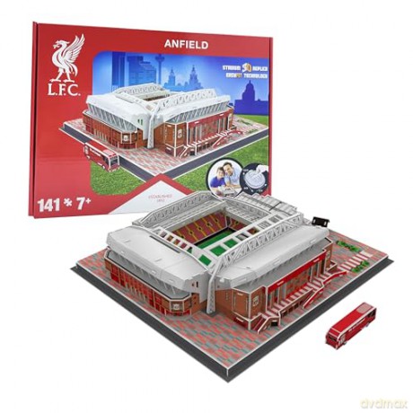 Liverpool Anfield 3D Stadium (updated for 2024) [PUZZLE]