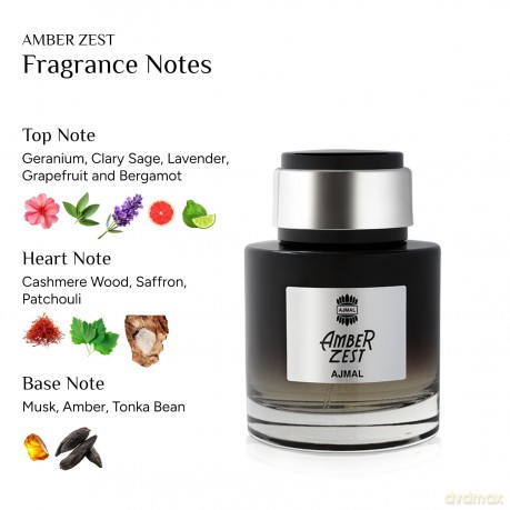 Ajmal Amber Zest - woda perfumowana - Volume: 100 ml