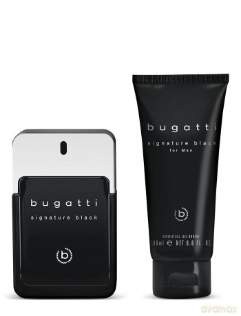 Bugatti Signature Black - woda toaletowa 100 ml + shower gel 200 ml