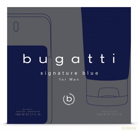 Bugatti Signature Blue - woda toaletowa 100 ml + sprchový gel 100 ml