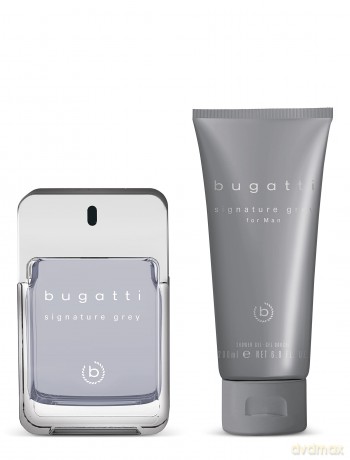 Bugatti Signature Grey - woda toaletowa 100 ml + sprchový gel 200 ml