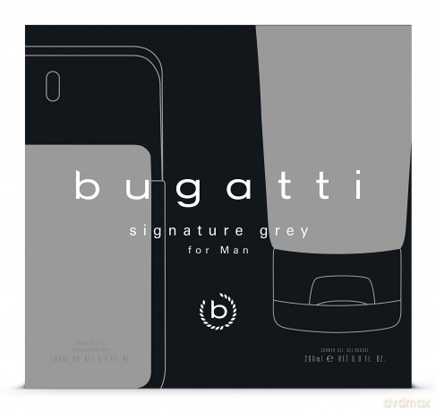 Bugatti Signature Grey - woda toaletowa 100 ml + sprchový gel 200 ml