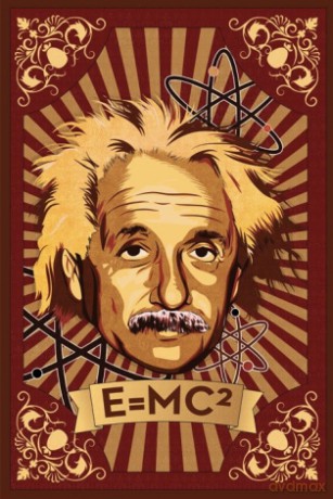 Albert Einstein (Mural) [PLAKAT]