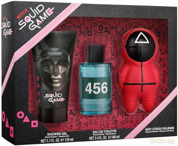 EP Line Squid Game - woda toaletowa 100 ml + sprchový gel 150 ml + antistresová figurka