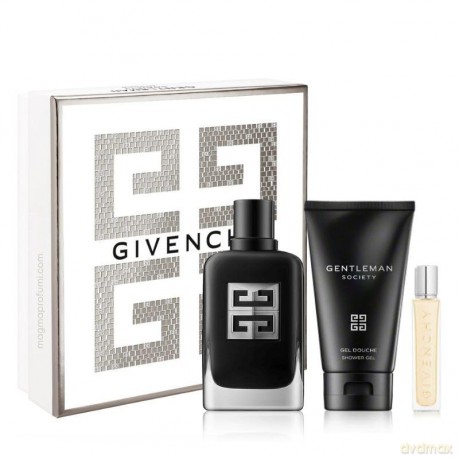Givenchy Gentleman Society - woda perfumowana 100 ml + sprchový gel 75 ml + woda perfumowana 75 ml (travel spray)