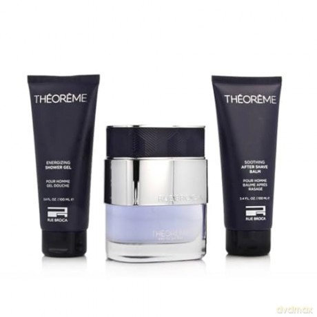 Rue Broca Theoreme Pour Homme - woda perfumowana 90 ml + sprchový gel 100 ml + balzám po holení 100 ml