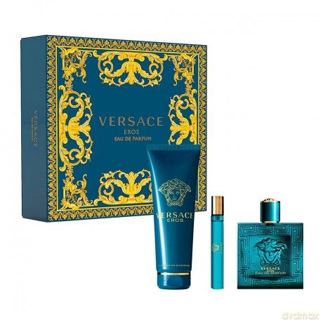 Versace Eros - woda perfumowana 100 ml + sprchový gel 150 ml + woda perfumowana 10 ml
