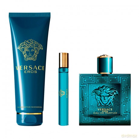 Versace Eros - woda perfumowana 100 ml + sprchový gel 150 ml + woda perfumowana 10 ml