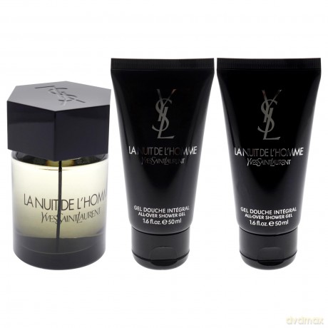 Yves Saint Laurent La Nuit De L` Homme - woda toaletowa 100 ml + sprchový gel 50 ml