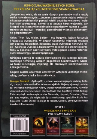 Bogowie Germanów. Szkice o kształtowaniu się religii skandynawskiej - Georges Dumezil [KSIĄŻKA]