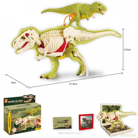 Dinozaur ze szkieletem do składania [FIGURKA]