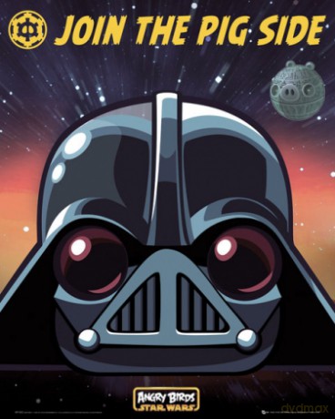 Angry Birds Gwiezdne Wojny Vader (Star Wars) [PLAKAT]