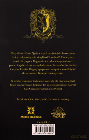 Harry Potter i Czara Ognia. Hufflepuff - J. K. Rowling [KSIĄŻKA]