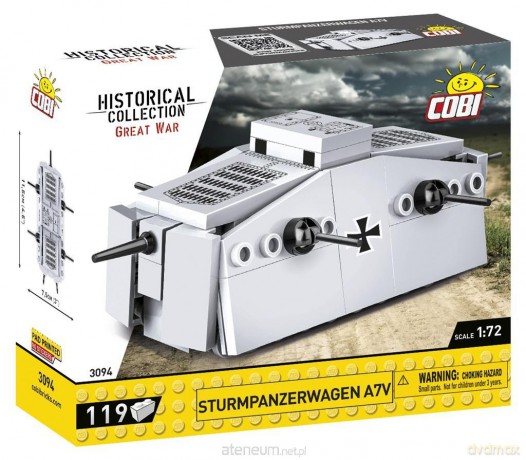 HC WWII Sturmpanzerwagen A7V [KLOCKI]