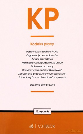 KP. Kodeks pracy oraz ustawy towarzyszące [KSIĄŻKA]