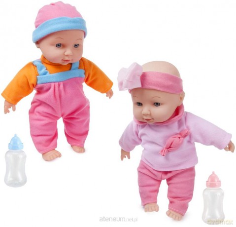Lalka bobas z dźwiękiem i butelką