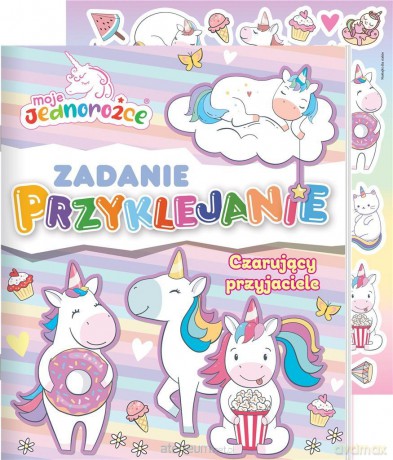 Moje Jednorożce. Zadanie Przyklejanie cz.5 [KSIĄŻKA]