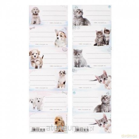 Naklejki na zeszyt Cuties 25 sztuk