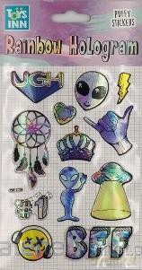 Naklejki rainbow hologram - Alien