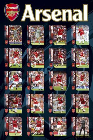 Arsenal Squad Profiles [PLAKAT]